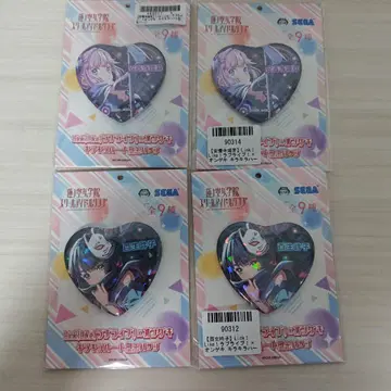 러브 라이브 x 온게키 반짝반짝 하트 캔뱃지 모모세 긴코 안요지 히메메