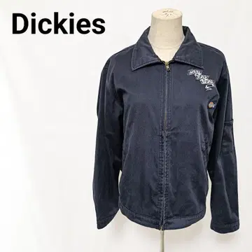 Dickies 디키즈 워크 자켓 S 네이비 커스텀 프린트