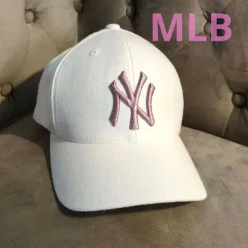 MLB 뉴욕 양키스 야구 모자 화이트 x 핑크