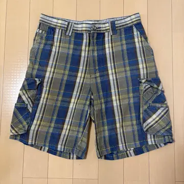 Cabela's 체크 무늬 카고 숏팬츠 34