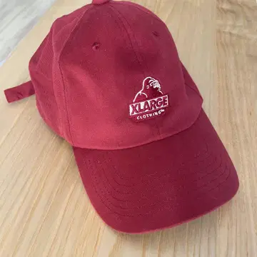 XLARGE 캡 와인 레드
