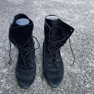 소방 레이스업 신발