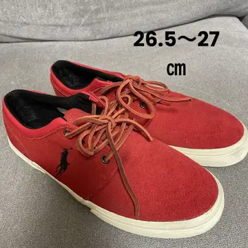 Ralph Lauren Faxon Low II 스웨이드 스니커즈 9 US