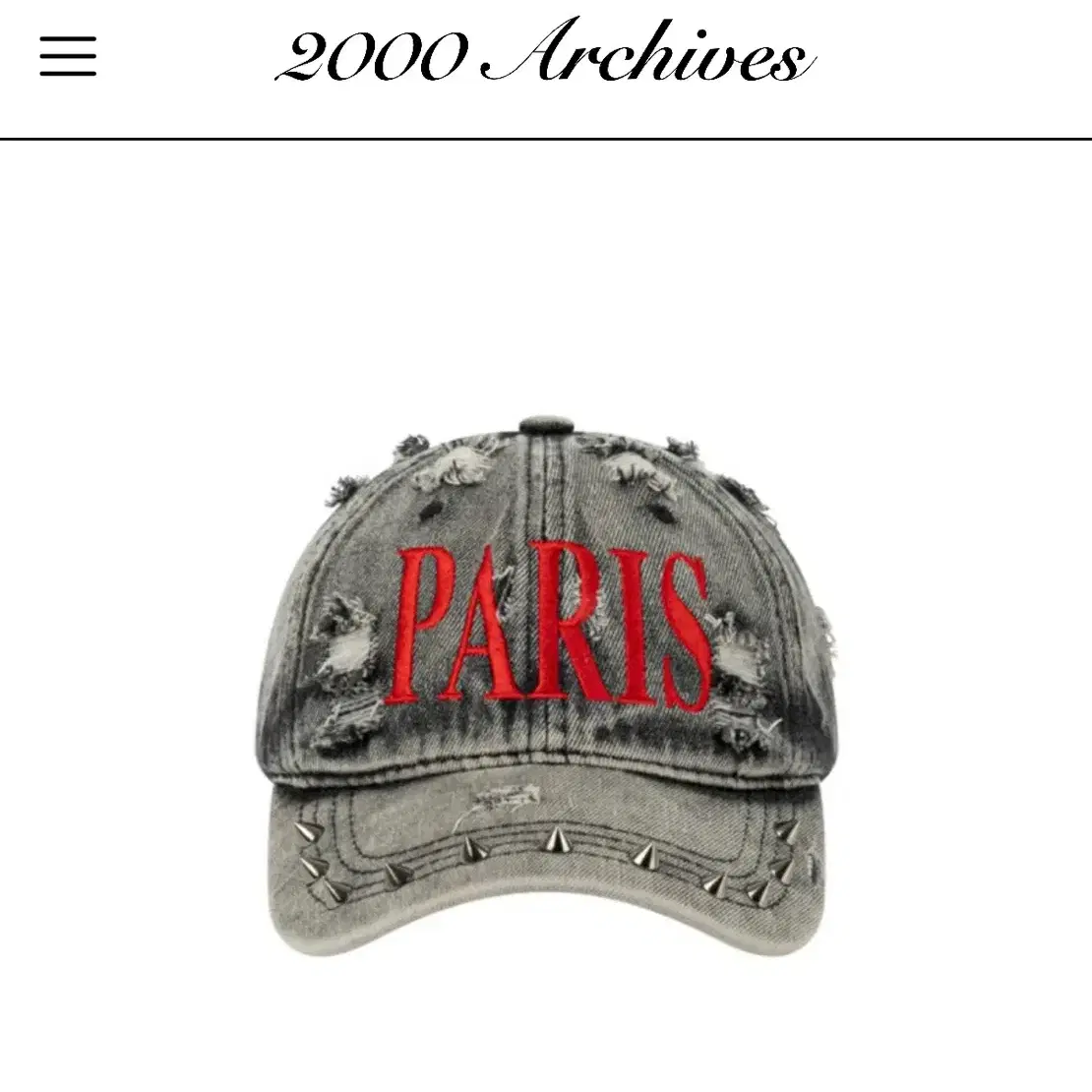 帽子 2000 Archives PARIS BALL CAP 2000 Archives paris ball cap hat on Bunjang Global Site.