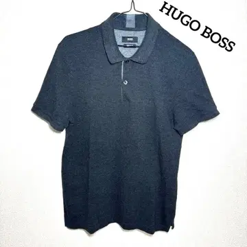BOSS 다크 그레이 피케 셔츠