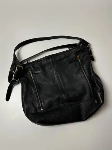 F.CLIO 가죽 블랙 숄더백