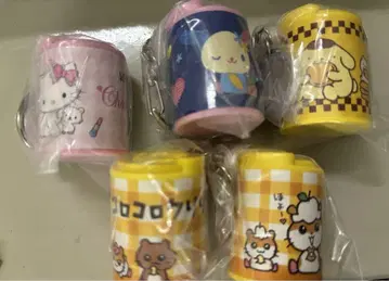 산리오 캐릭터즈 코인 실린더2 챠미 폼폼푸딩 우사하나