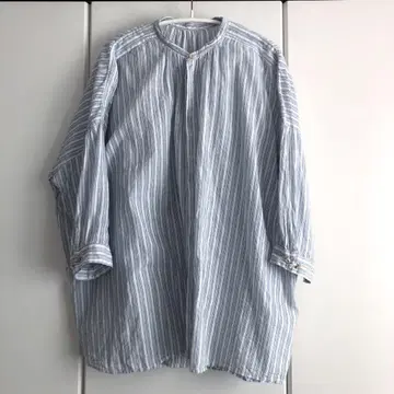 스즈키 타카유키 스즈키 타카유키/카디 코튼 스트라이프 셔츠