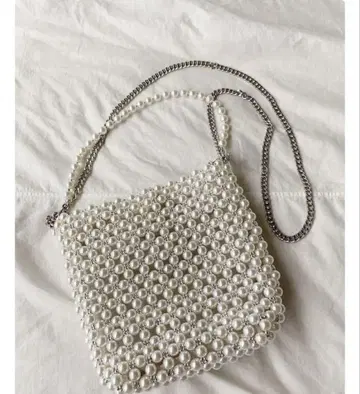 ZARA 자라 펄 체인 숄더백