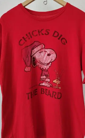 스누피 Peanuts 스며듦 프린트 티셔츠