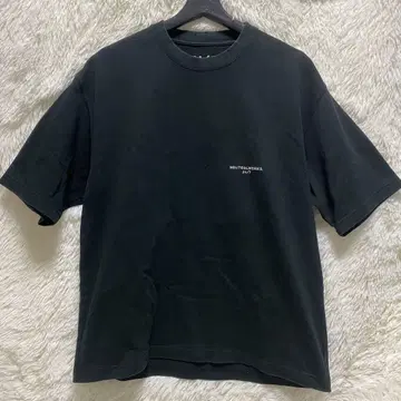 NEUTRALWORKS. 24/7 로고 티셔츠 블랙 M 사이즈