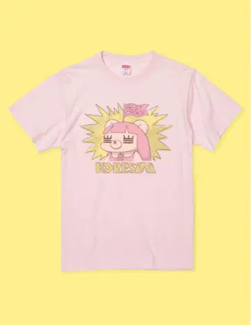 KORESAWA 핑크 티셔츠 코레사와