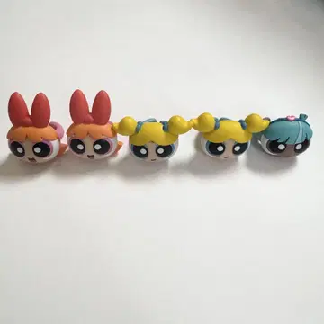 파워퍼프걸 캐릭터 반지 5종 세트