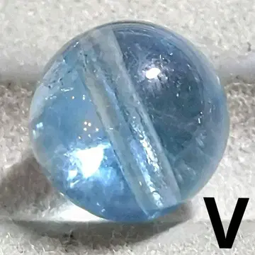 딥 블루 토파즈 8mm 비즈 V(SA+)