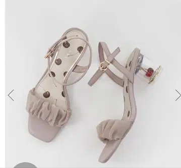 RANDA 체리 힐 스트랩 샌들 Cherry collection