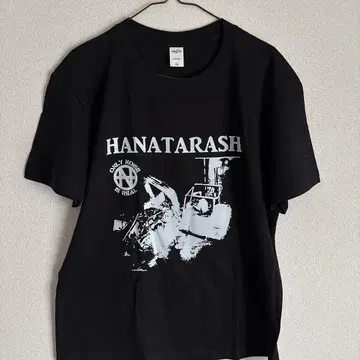 HANATARASH 블랙 티셔츠 XL 야마즈카 아이 하나타라시