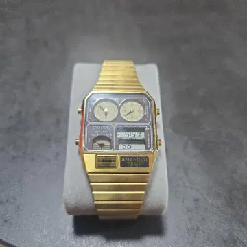 CITIZEN ANA-DIGI TEMP 골드