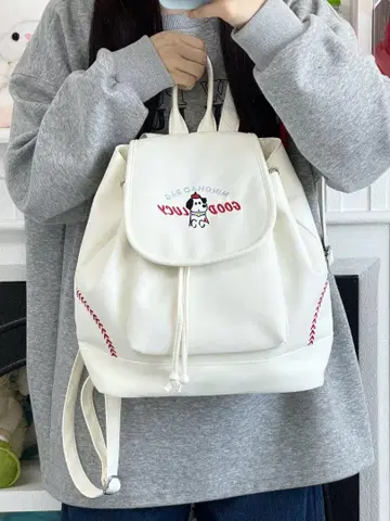 화이트 럭색/백팩