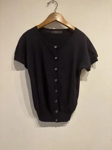 FOXEY 반팔 가디건 폭시