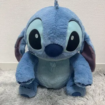 스티치 봉제 인형 파랑 30cm