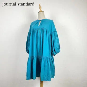 JOURNAL STANDARD 코튼 티어드 퍼프 원피스