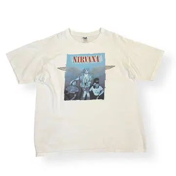 [ 초레어 ] 00s NIRVANA 티셔츠 ANVIL USA 제작 L