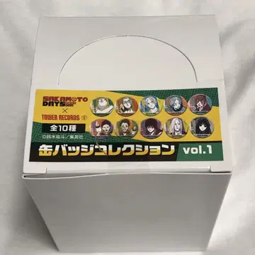 sakamoto days 사카데이 캔뱃지 vol.1 BOX 타워레코드