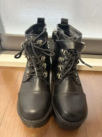 cs T&P 체인 탈부착 가능 벨트 통굽 부츠