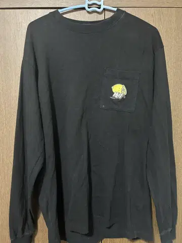 HUF 블랙 롱 슬리브 셔츠 M