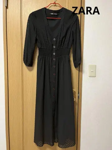 ZARA 블랙 긴팔 셔츠 원피스 새상품급