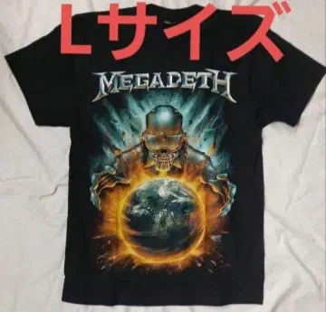 밴드 티셔츠 MEGADETH 메가데스 L 사이즈
