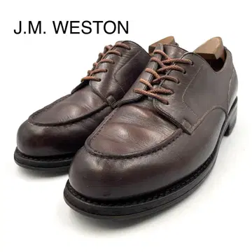 J.M. WESTON 골프 더비 신발 641 다크 브라운 브라운 5