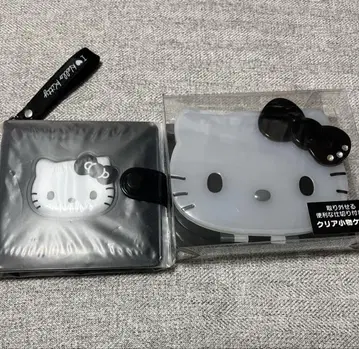 키티 비닐 지갑 잡화 케이스