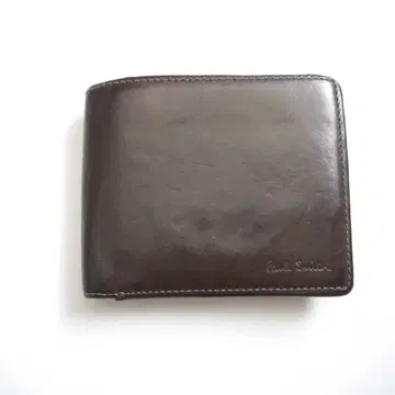레트로 폴스미스 천연 가죽 2단 지갑 동전 지갑 초콜릿