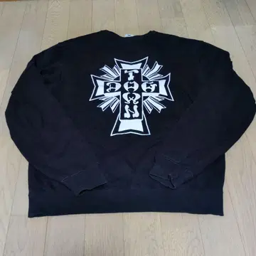 DOGTOWN 블랙 맨투맨 트레이닝복