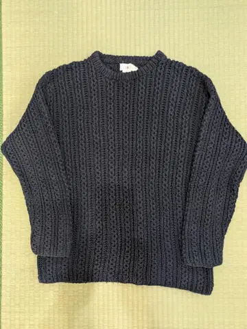 J.Crew 네이비 크루넥 니트 스웨터 S 거인 택