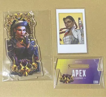 Apex Legends 로바 아크릴 스탠드 폴라로이드 배너 사진풍 카드