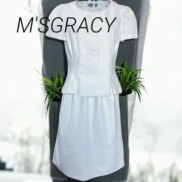 M'SGRACY 엠즈그레이시 수트 아이스 블루 라메 사이즈 40
