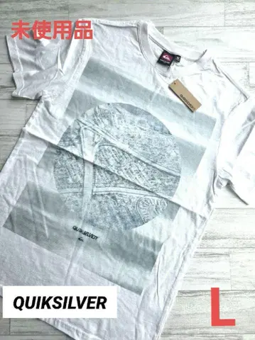 새상품/미사용 Quiksilver 90년대풍 서프 티셔츠 화이트 L