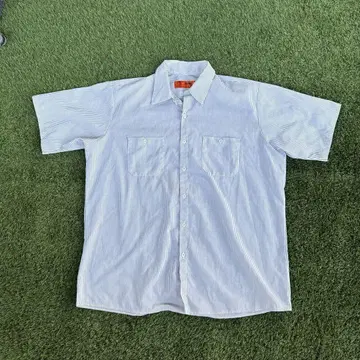 RED KAP 스트라이프 워크 셔츠