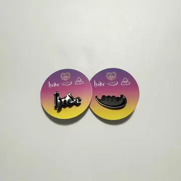 hide 핀즈 로고 2개 세트