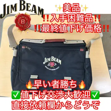레어 짐빔 JIMBEAM 비즈니스 백 숄더백 캐주얼 블랙