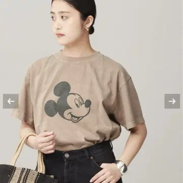 2025 저널 스탠다드 레사 [ MICKEY ] 피그먼트 티셔츠