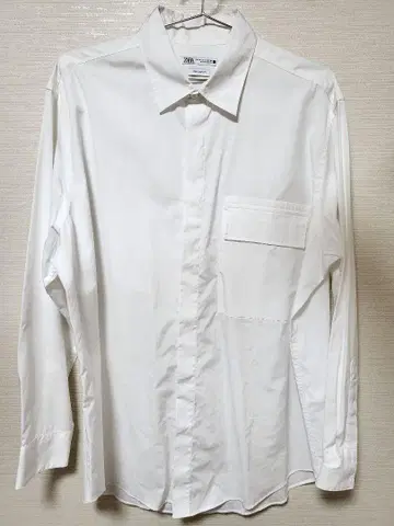 ZARA 자라 화이트 레귤러 핏 셔츠