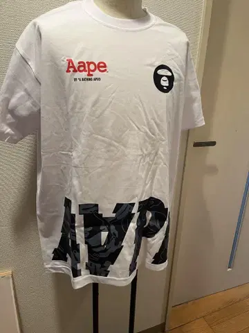 Aape 카모플라쥬 티셔츠 화이트
