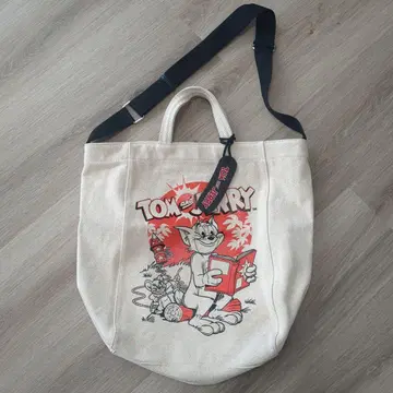 자라 톰과 제리 생성 숄더 토트백