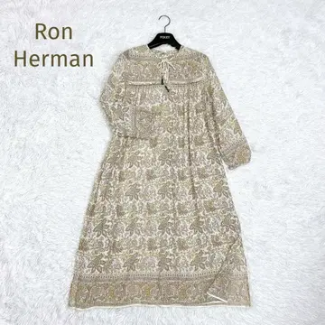 새상품급 Ron Herman 에스닉 프린트 페이즐리 롱 원피스 S