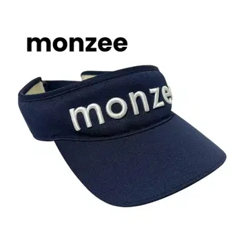 [ 컨디션 최상 ] monzee 몽지 골프 선바이저 네이비 일본제