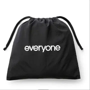 everyone nylon kinchaku pouch (BLACK)