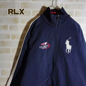 RLX 트랙 자켓 저지 자수 백 로고